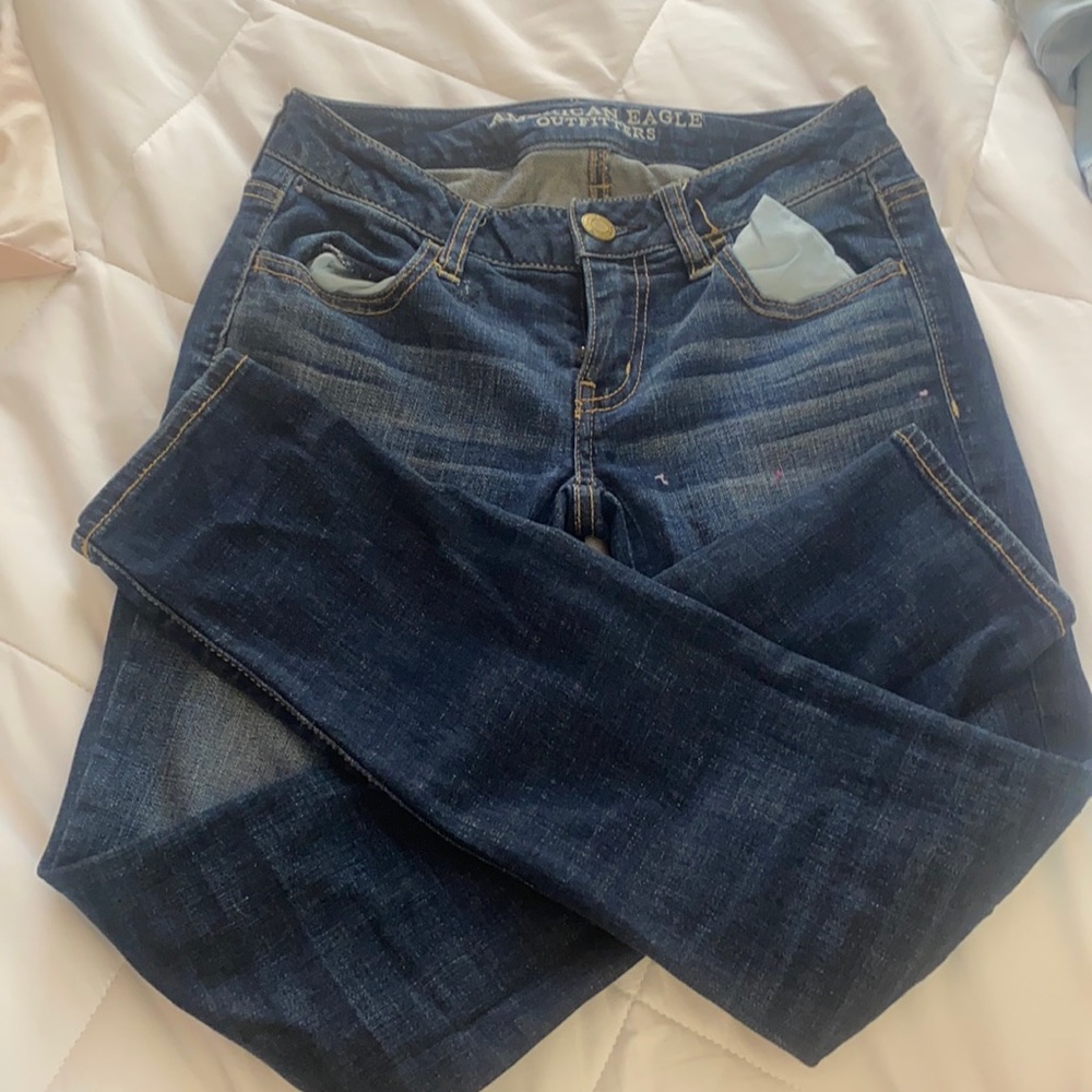 American eagle skinny jeans !